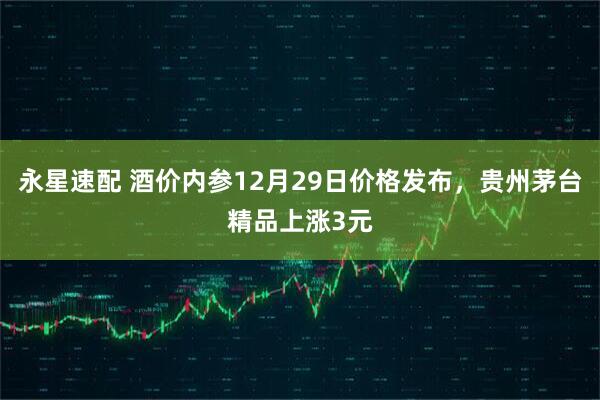 永星速配 酒价内参12月29日价格发布，贵州茅台精品上涨3元