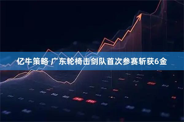 亿牛策略 广东轮椅击剑队首次参赛斩获6金